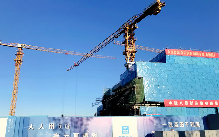 智能领航 | 徐工塔机助建雄安智慧城市产业园